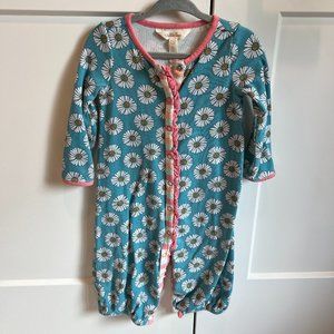 Matilda Jane Blue and Pink Baby Romper, 12-18 Months